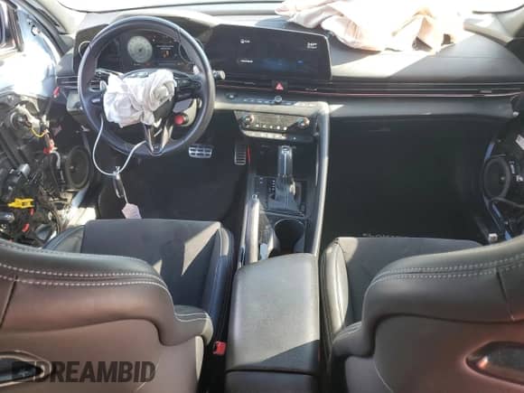 2022 Hyundai Elantra with VIN KMHLW4AK5NU007234, listed as a Copart auction lot 69576925 with 63,838 mi miles and Salvage title. Bid and sale history available at DreamBid. Image 8.