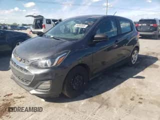 2021 Chevrolet Spark LS with VIN KL8CA6SA8MC705516, listed as a Copart auction lot 84960805 with 69,221 mi miles and Clean title. Bid and sale history available at DreamBid. Image 1.
