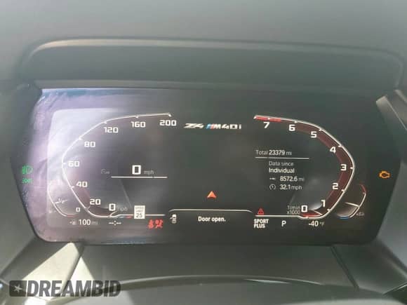 2020 BMW Z4 sDriveM40i z VIN WBAHF9C03LWW40848, wystawiony jako Copart lot #71052185 z przebiegiem 23 379 mil mil oraz Szkoda całkowita • Salvage title. Historia ofert i sprzedaży dostępna na DreamBid. Obrazek 9.