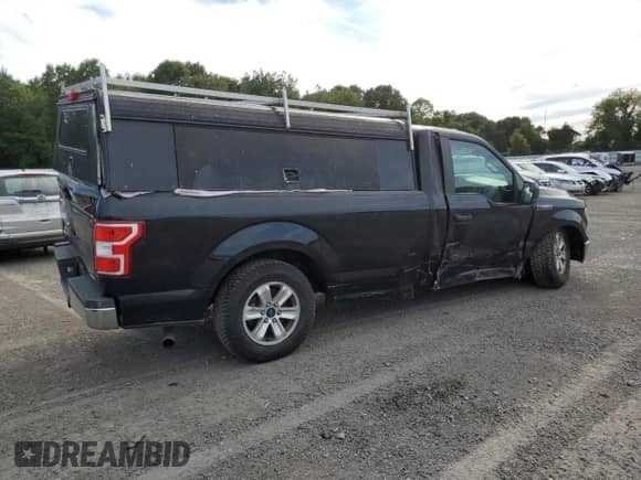 2018 Ford F-150 XL z VIN 1FTMF1CPXJKC90087, wystawiony jako Copart lot #68735865 z przebiegiem 79 711 mil mil oraz Szkoda całkowita • Salvage title. Historia ofert i sprzedaży dostępna na DreamBid. Obrazek 3.