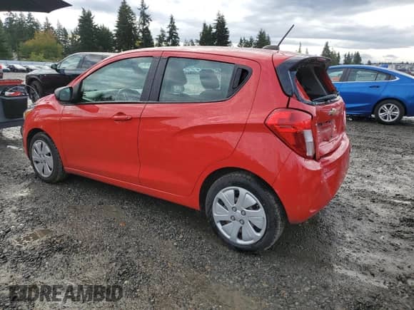 2017 Chevrolet Spark LS с VIN KL8CB6SA8HC755450, выставлен на аукционе Copart как лот 84384095 с пробегом 91 452 миль миль и Списание • Salvage title. История ставок и продаж доступна на DreamBid. Изображение 2.