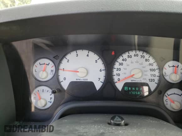 2007 Dodge 2500 SLT with VIN 3D7KR26D97G779639, listed as a Copart auction lot 45243225 with 170,587 mi miles and Salvage title. Bid and sale history available at DreamBid. Image 9.