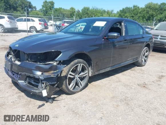 2016 BMW 7 Series 750i xDrive with VIN WBA7F2C58GG420247, listed as a IAAI auction lot 42857007 with 106,330 mi miles and . Bid and sale history available at DreamBid. Image 2.