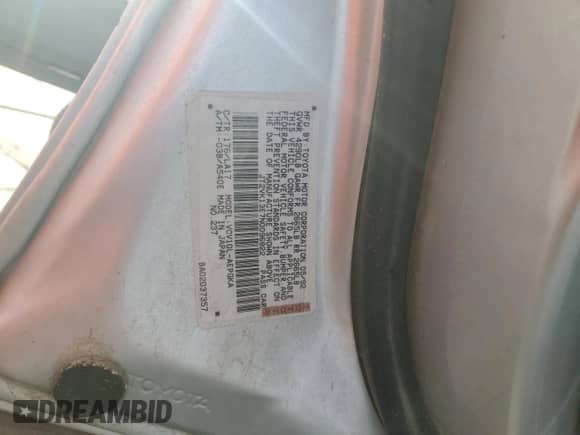 1992 Toyota Camry с VIN JT2VK13E7N0096822, выставлен на аукционе Copart как лот 71635274 с пробегом 172 511 миль миль и Списание • Salvage title. История ставок и продаж доступна на DreamBid. Изображение 12.