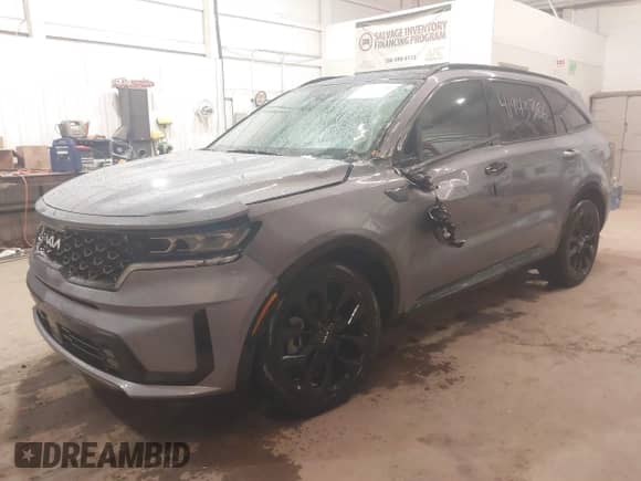 2022 Kia Sorento SX with VIN 5XYRK4LFXNG077582, listed as a IAAI auction lot 41943386 with 20,744 mi miles and . Bid and sale history available at DreamBid. Image 17.