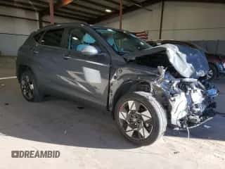 2024 Hyundai Kona SEL with VIN KM8HCCAB8RU054269, listed as a Copart auction lot 80518894 with 7,516 mi miles and Salvage title. Bid and sale history available at DreamBid. Image 4.