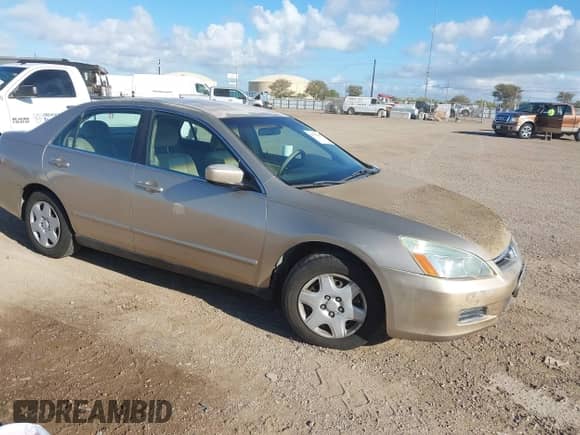 2007 Honda Accord LX с VIN 1HGCM564X7A080664, выставлен на аукционе IAAI как лот 43263447 с пробегом 100 906 миль миль и . История ставок и продаж доступна на DreamBid. Изображение 1.