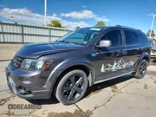 2018 Dodge Journey Crossroad with VIN 3C4PDDGG4JT387993, listed as a Copart auction lot 82166675 with 151,631 mi miles and Salvage title. Bid and sale history available at DreamBid. Image 1.