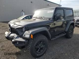 2022 Jeep Wrangler Willys с VIN 1C4HJXAG0NW197342, выставлен на аукционе Copart как лот 54265725 с пробегом 24 656 миль миль и Списание • Salvage title. История ставок и продаж доступна на DreamBid. Изображение 1.