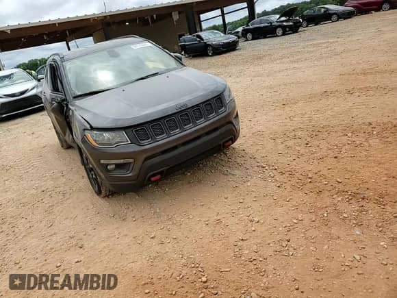 2020 Jeep Compass Trailhawk with VIN 3C4NJDDB7LT163175, listed as a Copart auction lot 68119685 with Not provided miles and Salvage title. Bid and sale history available at DreamBid. Image 14.