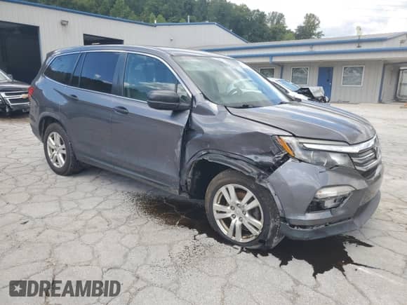 2016 Honda Pilot LX z VIN 5FNYF6H17GB114994, wystawiony jako Copart lot #69847335 z przebiegiem 112 765 mil mil oraz Szkoda całkowita • Salvage title. Historia ofert i sprzedaży dostępna na DreamBid. Obrazek 4.