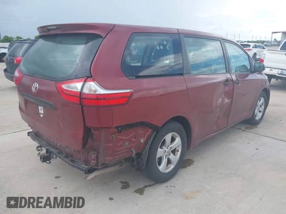 2017 Toyota Sienna L z VIN 5TDZZ3DC1HS886194, wystawiony jako IAAI lot #42917497 z przebiegiem 91 070 mil mil oraz . Historia ofert i sprzedaży dostępna na DreamBid. Obrazek 4.