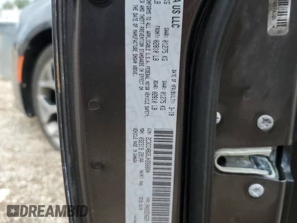 2018 Chrysler 300 S с VIN 2C3CCABG5JH266894, выставлен на аукционе Copart как лот 82117225 с пробегом 48 792 миль миль и Списание • Salvage title. История ставок и продаж доступна на DreamBid. Изображение 12.