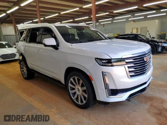 2024 Cadillac Escalade 4WD Premium Luxury Platinum with VIN 1GYS4DKL9RR196681, listed as a Copart auction lot 80391085 with 15,655 mi miles and Salvage title. Bid and sale history available at DreamBid. Image 4.