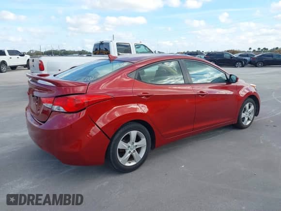 2011 Hyundai Elantra GLS with VIN KMHDH4AE4BU150681, listed as a IAAI auction lot 41409172 with 64,782 mi miles and . Bid and sale history available at DreamBid. Image 4.