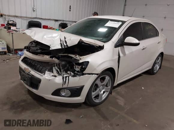2015 Chevrolet Sonic LTZ with VIN 1G1JE5SB8F4189055, listed as a IAAI auction lot 42150455 with 107,925 mi miles and . Bid and sale history available at DreamBid. Image 17.