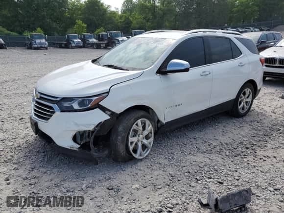 2019 Chevrolet Equinox Premier z VIN 3GNAXXEV2KS659522, wystawiony jako Copart lot #59916495 z przebiegiem 85 559 mil mil oraz Szkoda całkowita • Salvage title. Historia ofert i sprzedaży dostępna na DreamBid. Obrazek 1.