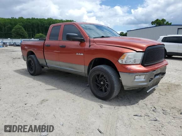 2009 Dodge 1500 Sport with VIN 1D3HV18TX9S743878, listed as a Copart auction lot 59847825 with 166,821 mi miles and Salvage title. Bid and sale history available at DreamBid. Image 4.