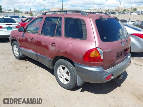 2004 Hyundai Santa Fe GLS with VIN KM8SC73E54U812145, listed as a IAAI auction lot 42629171 with 228,261 mi miles and . Bid and sale history available at DreamBid. Image 3.