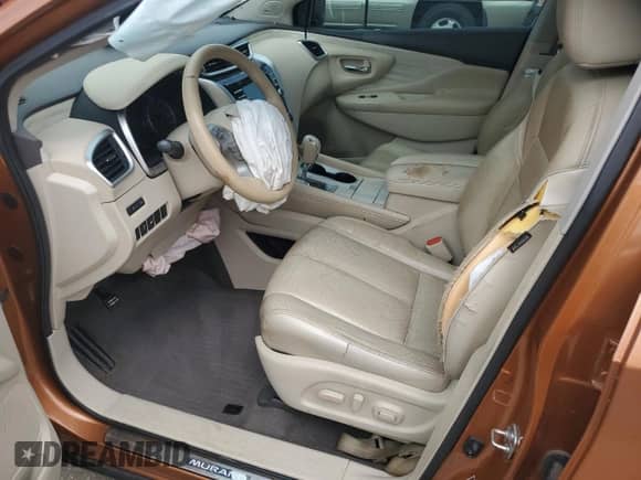 2017 Nissan Murano SL with VIN 5N1AZ2MGXHN123599, listed as a Copart auction lot 64452105 with Not provided miles and Salvage title. Bid and sale history available at DreamBid. Image 7.