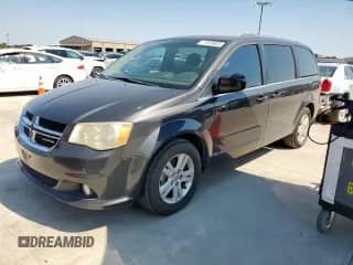 2012 Dodge Grand Caravan Crew with VIN 2C4RDGDG2CR104253, listed as a Copart auction lot 71555665 with 187,420 mi miles and Clean title. Bid and sale history available at DreamBid. Image 1.