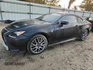 2017 Lexus RC 350 with VIN JTHSE5BC4H5008226, listed as a Copart auction lot 62912045 with 59,881 mi miles and Salvage title. Bid and sale history available at DreamBid. Image 1.