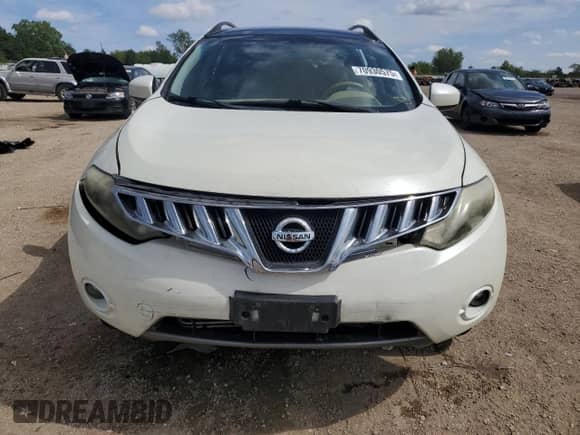 2009 Nissan Murano S with VIN JN8AZ18W69W124913, listed as a Copart auction lot 70930575 with 301,803 mi miles and Salvage title. Bid and sale history available at DreamBid. Image 5.
