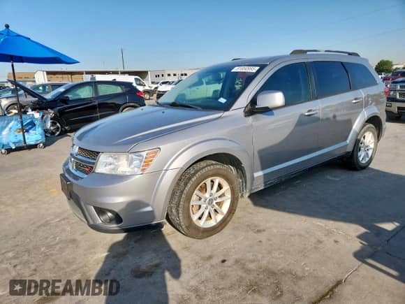2017 Dodge Journey SXT with VIN 3C4PDCBBXHT554812, listed as a Copart auction lot 81850995 with 187,029 mi miles and Clean title. Bid and sale history available at DreamBid. Image 1.