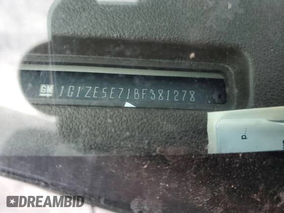 2011 Chevrolet Malibu LTZ with VIN 1G1ZE5E71BF381278, listed as a Copart auction lot 80168995 with Not provided miles and Salvage title. Bid and sale history available at DreamBid. Image 12.