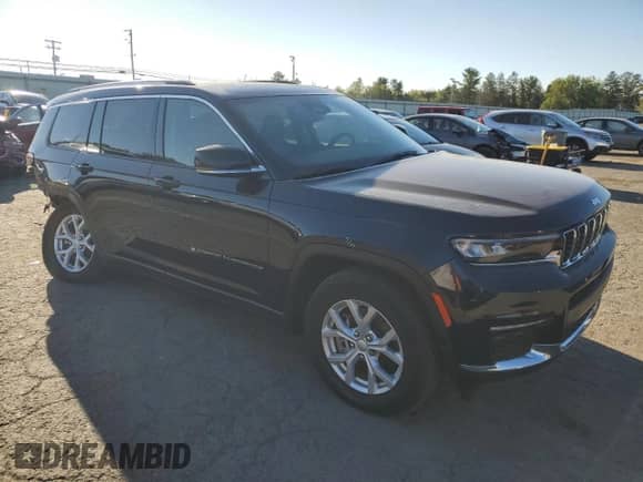 2023 Jeep Grand Cherokee Limited with VIN 1C4RJKBG3P8858228, listed as a Copart auction lot 70190905 with 22,145 mi miles and Salvage title. Bid and sale history available at DreamBid. Image 4.