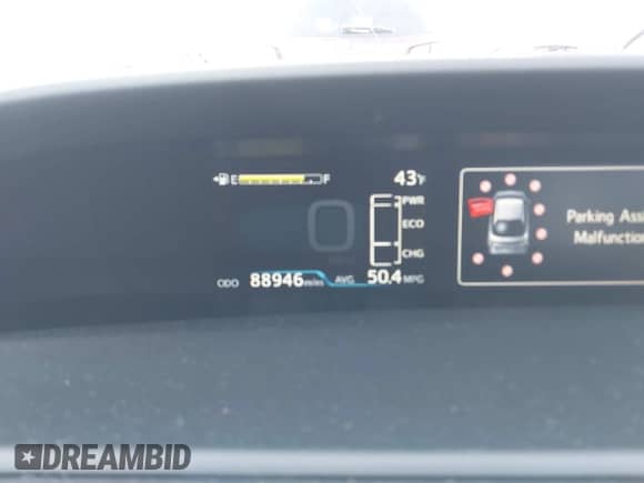 2017 Toyota Prius Two with VIN JTDKARFU0H3031960, listed as a IAAI auction lot 41469497 with 88,946 mi miles and . Bid and sale history available at DreamBid. Image 15.