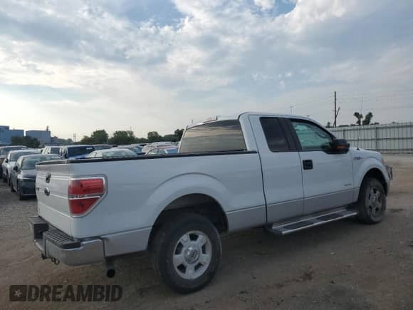 2014 Ford F-150 XLT with VIN 1FTFX1CT5EFB09639, listed as a Copart auction lot 80960955 with 73,764 mi miles and Salvage title. Bid and sale history available at DreamBid. Image 3.