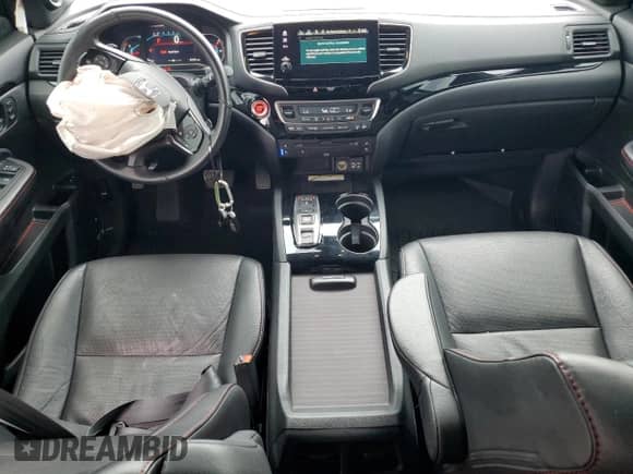 2022 Honda Pilot Black Edition with VIN 5FNYF6H72NB024427, listed as a Copart auction lot 65228845 with 59,202 mi miles and Salvage title. Bid and sale history available at DreamBid. Image 8.