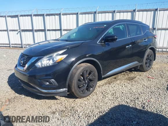 2017 Nissan Murano SV с VIN 5N1AZ2MG5HN194287, выставлен на аукционе IAAI как лот 41822225 с пробегом 39 450 миль миль и . История ставок и продаж доступна на DreamBid. Изображение 2.
