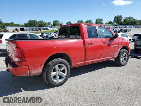 2011 Ram 1500 Sport with VIN 1D7RV1GT2BS532216, listed as a Copart auction lot 57941705 with Not provided miles and Salvage title. Bid and sale history available at DreamBid. Image 3.