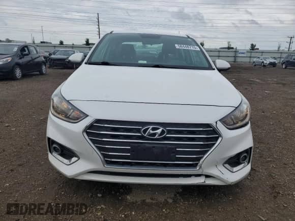 2022 Hyundai Accent SEL с VIN 3KPC24A61NE173722, выставлен на аукционе Copart как лот 58448715 с пробегом 21 854 миль миль и Списание • Salvage title. История ставок и продаж доступна на DreamBid. Изображение 5.