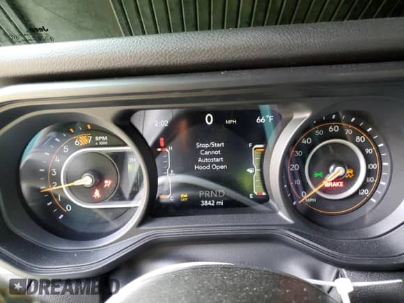 2024 Jeep Wrangler Willys с VIN 1C4PJXDN2RW104560, выставлен на аукционе Copart как лот 73190264 с пробегом 3 842 миль миль и Списание • Salvage title. История ставок и продаж доступна на DreamBid. Изображение 9.