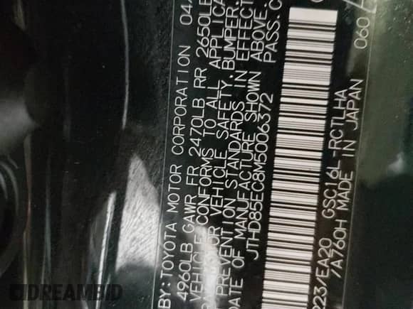 2021 Lexus RC 300 z VIN JTHD85EC8M5006372, wystawiony jako Copart lot #77558664 z przebiegiem 37 846 mil mil oraz Szkoda całkowita • Salvage title. Historia ofert i sprzedaży dostępna na DreamBid. Obrazek 12.