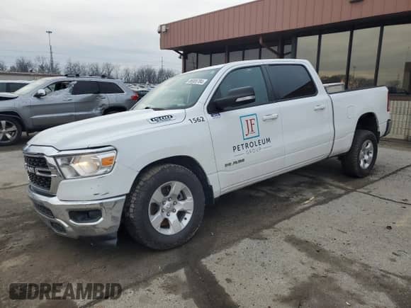 2022 Ram 1500 Big Horn with VIN 1C6RRFMG1NN242109, listed as a Copart auction lot 86005704 with 66,254 mi miles and Salvage title. Bid and sale history available at DreamBid. Image 1.
