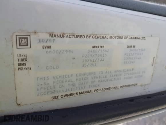 1988 Chevrolet Chevy Van с VIN 2GCEG25K4J4112747, выставлен на аукционе IAAI как лот 42998571 с пробегом 22 215 миль миль и . История ставок и продаж доступна на DreamBid. Изображение 9.