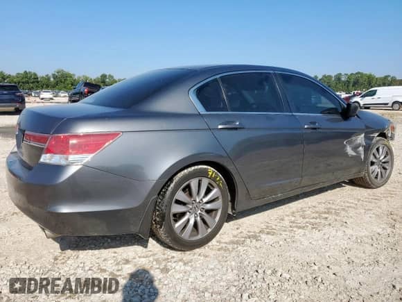 2012 Honda Accord EX with VIN 1HGCP2F71CA096195, listed as a Copart auction lot 80170685 with 128,072 mi miles and Salvage title. Bid and sale history available at DreamBid. Image 3.