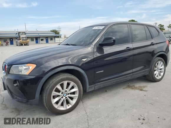 2013 BMW X3 xDrive28i with VIN 5UXWX9C52D0A17293, listed as a Copart auction lot 84746525 with 134,275 mi miles and Clean title. Bid and sale history available at DreamBid. Image 1.