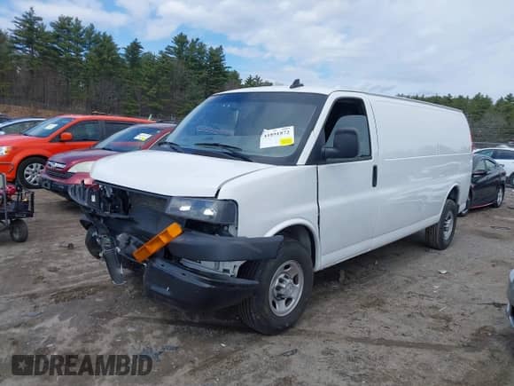 2023 Chevrolet Express Cargo with VIN 1GCWGBFP0P1104904, listed as a IAAI auction lot 41891872 with 12,433 mi miles and . Bid and sale history available at DreamBid. Image 17.