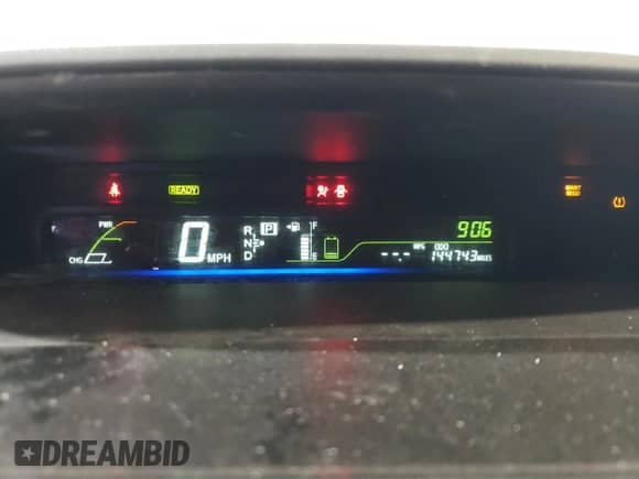 2014 Toyota Prius Three with VIN JTDZN3EU3E3361489, listed as a Copart auction lot 80544165 with 144,743 mi miles and Salvage title. Bid and sale history available at DreamBid. Image 9.