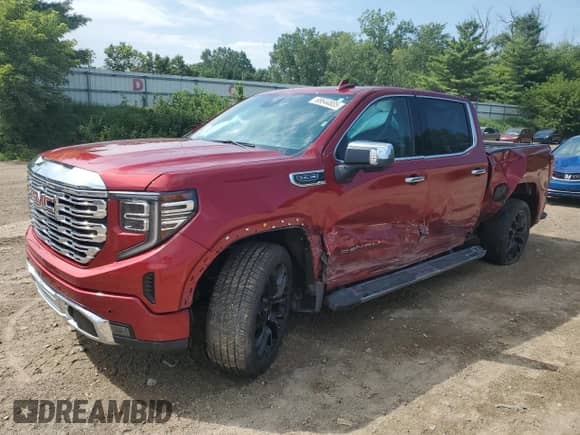 2023 GMC Sierra 1500 Denali z VIN 1GTUUGED8PZ178030, wystawiony jako Copart lot #68644805 z przebiegiem 24 196 mil mil oraz Nie do naprawy • Non repairable. Historia ofert i sprzedaży dostępna na DreamBid. Obrazek 1.
