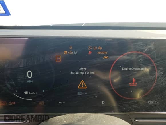 2024 Hyundai Kona SEL with VIN KM8HC3AB3RU056334, listed as a Copart auction lot 69161364 with 12,044 mi miles and Salvage title. Bid and sale history available at DreamBid. Image 9.