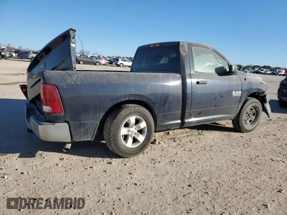 2015 Ram 1500 Express with VIN 3C6JR6AG1FG574398, listed as a Copart auction lot 41630575 with 112,176 mi miles and Salvage title. Bid and sale history available at DreamBid. Image 3.