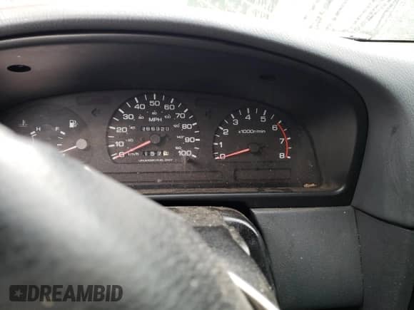 1995 Nissan Frontier SE with VIN 1N6HD16Y1SC324955, listed as a Copart auction lot 42983295 with 266,320 mi miles and Salvage title. Bid and sale history available at DreamBid. Image 9.