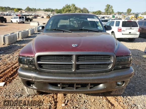 2002 Dodge Dakota with VIN 1B7GG12XX2S570878, listed as a Copart auction lot 75023704 with 109,421 mi miles and Salvage title. Bid and sale history available at DreamBid. Image 5.