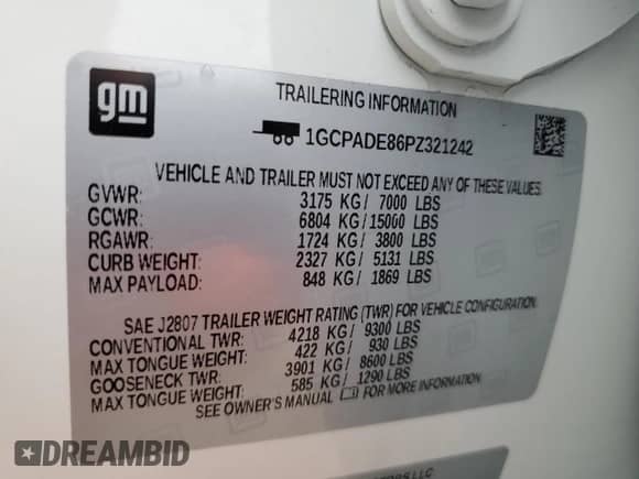 2023 Chevrolet Silverado 1500 z VIN 1GCPADE86PZ321242, wystawiony jako Copart lot #77026824 z przebiegiem 7 400 mil mil oraz Szkoda całkowita • Salvage title. Historia ofert i sprzedaży dostępna na DreamBid. Obrazek 12.